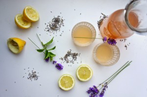 lavender infused lemonade