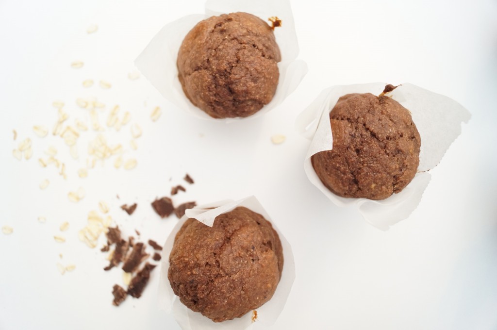 On a Healthy Adventure - Chocolade banaan muffins